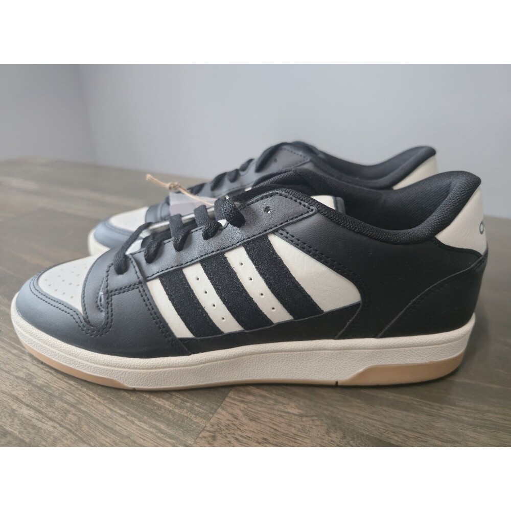 Adidas Break Start Athletic Shoe - Size 10 Men, Black/White, New in Box